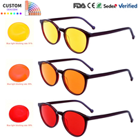 Lunettes anti-lumière bleue en acétate CR39 de qualité supérieure, taux de blocage de la lumière bleue de 99 %, couleurs de verres personnalisées, formes de montures, vente en gros de lunettes