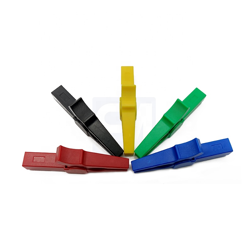 Высококачественный нейлоновый Изолированный зажим типа крокодил из чистой меди, 10 А, 55,5 мм