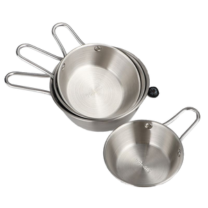 Cuenco de Acero Inoxidable 304 para Sopa, Cuenco para Condimentos, Cuenco para Ensalada de Frutas, Vajilla para Acampar al Aire Libre, Calentamiento Automático Completo - Product Image 1