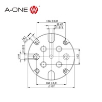 Système de verrouillage rapide A-ONE Efficient Zero Point 3A-110167 pour les tâches d'usinage de précision CNC