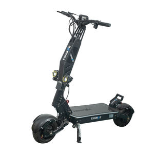 Trottinette électrique tout-terrain à double moteur, couleur fibre de carbone, design tendance, batterie 60V 72V 30AH 40AH, autonomie 120km, prise en charge de la connexion NFC APP - Product Image 1