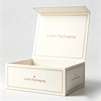 Boîte cadeau magnétique de luxe personnalisée pour vêtements, emballage haut de gamme en carton rigide pour vêtements, lingerie, boîte d'expédition pour vêtements, sweat-shirt
