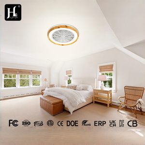 New 20-inch <b>Dimmable</b> <b>Ceiling</b> Fan <b>Light</b> with Remote Control for Bedroom - Product Image 3