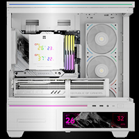 ROYAL KNIGHT 120 Refroidisseur d'air CPU double tour 6 caloducs en aluminium pour LGA 1851/1700 AM4/5 Noir Blanc TDP245W pour 245W + Power