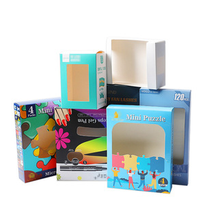 Tùy chỉnh cửa sổ phim hoạt hình đồ chơi bao bì hộp giấy màu, kỳ nghỉ Hộp quà tặng hộp hiển thị, cửa sổ trong suốt hộp kẹo - Product Image 2