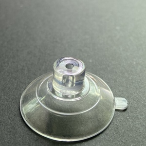 Venta al por mayor de fábrica: Ventosa de silicona transparente de grado industrial con orificio recto, servicio OEM/ODM, EN71-3, Reach/RoHS - Product Image 2