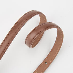 Ceinture fine en <span class=keywords><strong>cuir</strong></span> fendu de 1,5 cm pour femmes, ceintures de taille pour robes et jeans, ceinture fine classique colorée avec boucle à ardillon - Product Image 4