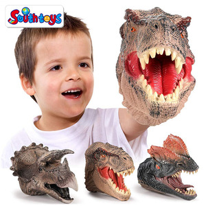Morbido Animale di Gomma Testa di Dinosauro Giocattolo del Burattino di <span class=keywords><strong>Mano</strong></span> Per I Bambini - Product Image 2