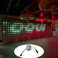 Lumière ponctuelle LED RGB carrée de 120 mm, DMX512, IP65, étanche, DC24V, éclairage architectural paysager