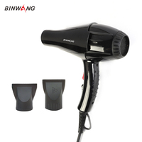 Sèche-cheveux professionnel 2200W avec moteur électrique AC, diffuseur, 2 vitesses chaud/froid, faible rayonnement, protection contre la surchauffe, en plastique, pour extérieur et hôtel