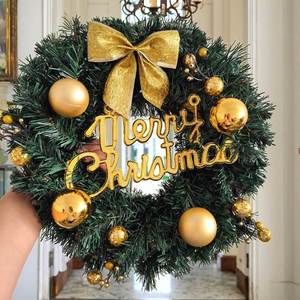 Guirnaldas Decorativas Navideñas de Estilo Nuevo, Coronas Navideñas Realistas Hechas a Mano de 30/40/50 cm, Adornos para Puertas - Product Image 3