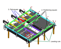Table de soudage en fonte d'acier de haute qualité Table de soudage 3D en fonte 3D Table de gabarit en fonte