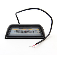 Barres de toit pour véhicules tout-terrain 4x4, éclairage LED extérieur étanche DC12V, lumière de zone rouge et blanche à intensité variable, en aluminium et PC, inclinée à 45 degrés