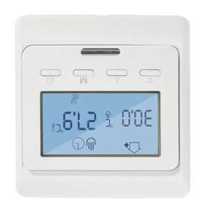 Sistema de Aquecimento Elétrico de Piso Programável em Temperatura Ambiente Termostato Inteligente Regulador de Temperatura - Product Image 2