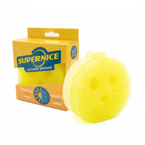 ฟองน้ำทำความสะอาดครัวลายการ์ตูนไก่ยิ้ม สไตล์อเมริกัน สำหรับล้างจาน ใช้ในบ้าน - Product Image 2