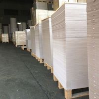 Cartón Blanco Dúplex con Revestimiento Posterior, Laminado con PE, Imprimible, Hojas de Papel de Tamaño Personalizado de 1 mm, 2 mm y 3 mm