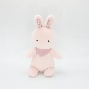 Üretici peluş oyuncak s toptan sevimli tavşan bebek peluş oyuncak çocuklar için güzel kısa bacak hayvan bunny peluş