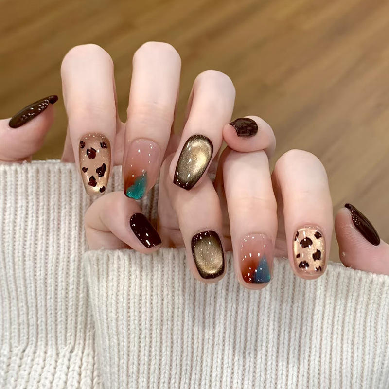 BY2448สีน้ำตาลสีแดงที่งดงาม