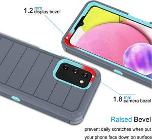 Defender Pro funda de teléfono para <span class=keywords><strong>Samsung</strong></span> <span class=keywords><strong>Galaxy</strong></span> A56 A55 A54 A53 Protector de pantalla Kickstand cinturón Clip funda resistente para teléfono móvil - Product Image 3