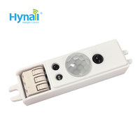 Panneau LED Hynall Troffer 0-10v Dimming Daylight Harvest 2 PIR Détecteur de mouvement humain 12-24V DC Montage encastré HNS133DHPIR