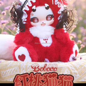 ตุ๊กตาบีบอคโค แท้ รุ่นเอลลี่แคท ซีรีส์ 500% ตุ๊กตาขนาดใหญ่สุดฮิต น่ารัก เหมาะเป็นของขวัญสำหรับสาวๆ ของตกแต่ง กล่องสุ่ม ฟิกเกอร์ 12+ ตัว ของแท้ - Product Image 2