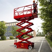 Plateforme élévatrice portable LGMG S1412E, hauteur de travail 15,8 m, capacité 320 kg, moteur de pompe de boîte de vitesses