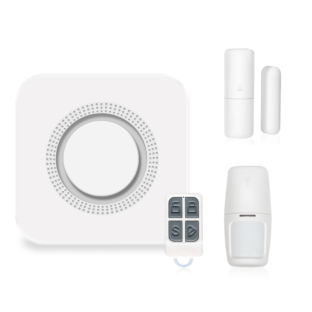 Tuya Smart Home Product Wifi Alarm System 85dB With Big Button Elderly Help System Design Your Own Accessories