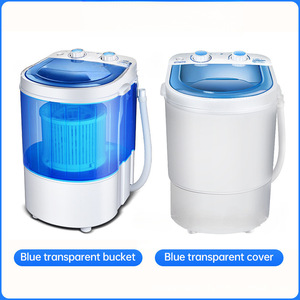 Mini Lavadora Portátil Eléctrica de 705 RPM con Carcasa de Plástico, Pequeña Lavadora-Secadora Semiautomática para Ropa Interior y Camisetas - Product Image 3