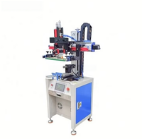Machine d'impression sérigraphique automatique à moteur 220V de petite taille, prix d'usine TEBAK, personnalisable pour bouteilles et bocaux en verre