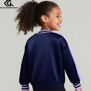Jeune fille vêtements de <span class=keywords><strong>sport</strong></span> à manches longues col rond sweat Streetwear <span class=keywords><strong>sport</strong></span> pull décontracté - Product Image 2