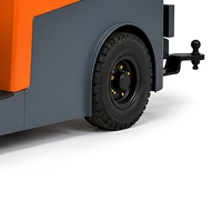 Tracteur de remorquage électrique à trois roues, remorque industrielle de 6 tonnes pour aéroport, usine, parc logistique