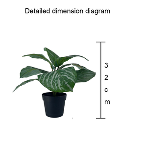 Nhà máy mô phỏng nhân tạo nhỏ 32cm màu xanh lá cây cho trang trí nội thất và nhà cho sân công ty - Product Image 3