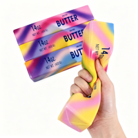 Bâton de beurre Kawaii géant 14oz en PU, jouet anti-stress à remontée lente, idéal pour les enfants, cadeau d'anniversaire ou de festival, vente en gros