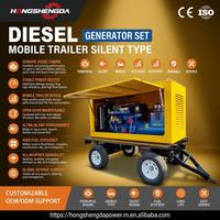 Générateur diesel insonorisé 30kW 50kW 100kW 200kW 300kW 400kW 500kW, groupe électrogène portable silencieux triphasé, unité d'alimentation de secours industrielle