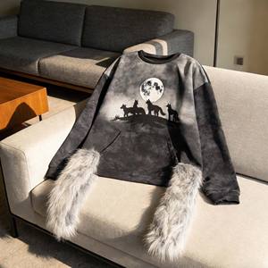 Vêtements originaux et spécialisés, sweats à capuche personnalisés pour hommes, costume intégral en fourrure pour Halloween, costume d'anime pour enfant - Product Image 2