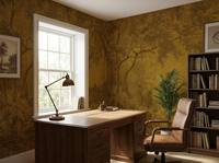 Papier peint texturé vintage en velours avec motif de forêt, de montagne et de rivière pour la rénovation et la décoration des murs de la chambre