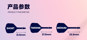 하이 퀄리티 안티 던지기 칼리번 슈퍼 블록 패턴 비행 3 조각 세트 합성 수지 다트 비행 - Product Image 5