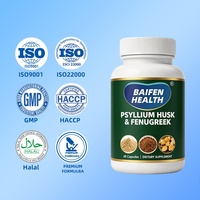 Capsules de Psyllium et de Fenugrec à Marque Blanche OEM/ODM – Soutien Fibres Alimentaires pour la Santé Digestive