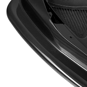 Lèvre avant en fibre de carbone sèche de style <span class=keywords><strong>GT4</strong></span>, noir brillant, pour BMW M3 G80 quatre portes / M4 G82 G83 deux portes 2021+ - Product Image 6