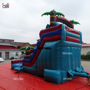 Tobogán Acuático Inflable Comercial Popular para Niños, Castillo Hinchable Grande y Económico con <span class=keywords><strong>Piscina</strong></span> <span class=keywords><strong>Desmontable</strong></span> - Product Image 6