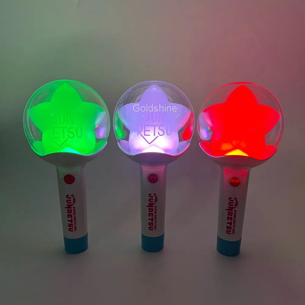 Hot Sale Oem Odm Custom Logo Japan Korea Fans Lichte Stok Juichende Hand Led Light Stick Voor Concertevenementen