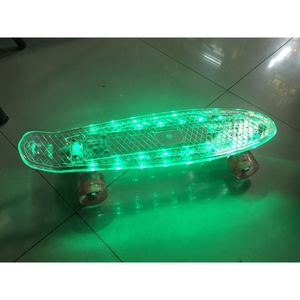 Skateboard Bluetooth lumineux en forme de sucette, roues lumineuses bleues, rouges et vertes pour enfants, garçons et filles, planche à roulettes individuelle - Product Image 4