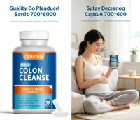 Cápsulas de Limpieza de Colon de 14 Días OEM ODM, 28 Unidades |   Suplemento Dietético para el Apoyo Inmunológico y el Bienestar Intestinal en Adultos