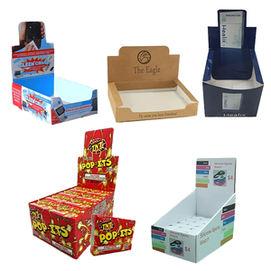 Exhibidores de Papel Corrugado Kraft Personalizados, Reciclables, Hechos con Materiales Reciclados, Listos para Usar, Cajas de Embalaje para Exhibición - Product Image 1