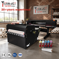 Imprimante DTF Titanjet nouvelle génération 1200 mm entièrement automatique pour t-shirts et vêtements, encre pigmentée, usage industriel