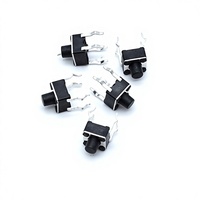 Interrupteur tactile électronique à bouton-poussoir en laiton et acier inoxydable 4,5*4,5 mm DIP 4 broches 1NO 50mA pour appareils électroménagers