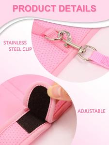 Ensemble Harnais et Laisse pour Lapin, Gilet Respirant en Maille Douce avec Boucles de Sécurité pour Lapins, Cochons d'Inde, Chatons et Furets - Product Image 6