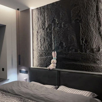 Polyuréthane moderne artificielle PU Stone Rock Bard Decorslate Revêtement mural Faux pour intérieur extérieur Revêtement de mur extérieur