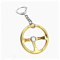Porte-clés Volant de Course en Alliage de Zinc Noble, Breloque de Sac pour Fan de Course Automobile, Souvenir Automobile, Cadeau