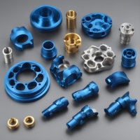 Pièces en aluminium anodisé usinées CNC haute précision sur mesure, usinage CNC 5 axes, tournage CNC, accessoires pour moto